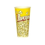 Cтакан бумажный для попкорна V 24 "Желтый" (0,75 л)