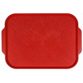 Поднос пластиковый (45х35,5) красный купить в Твери