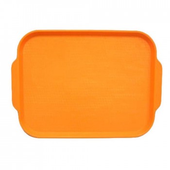 Поднос пластиковый (45х35,5) оранжевый купить в Твери