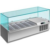 Витрина холодильная для ингредиентов GASTRORAG / VRX 1500/380